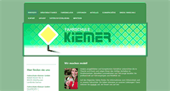 Desktop Screenshot of fahrschule-kiemer.de